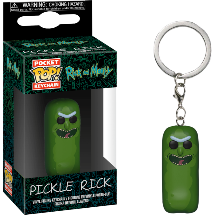 Rick and Morty - Pickle Rick Pocket Pop! Keychain