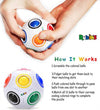 Rubiks Rainbow Ball (White)