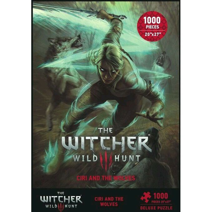 The Witcher 3 - Ciri & the Wolves 1000pc Puzzle