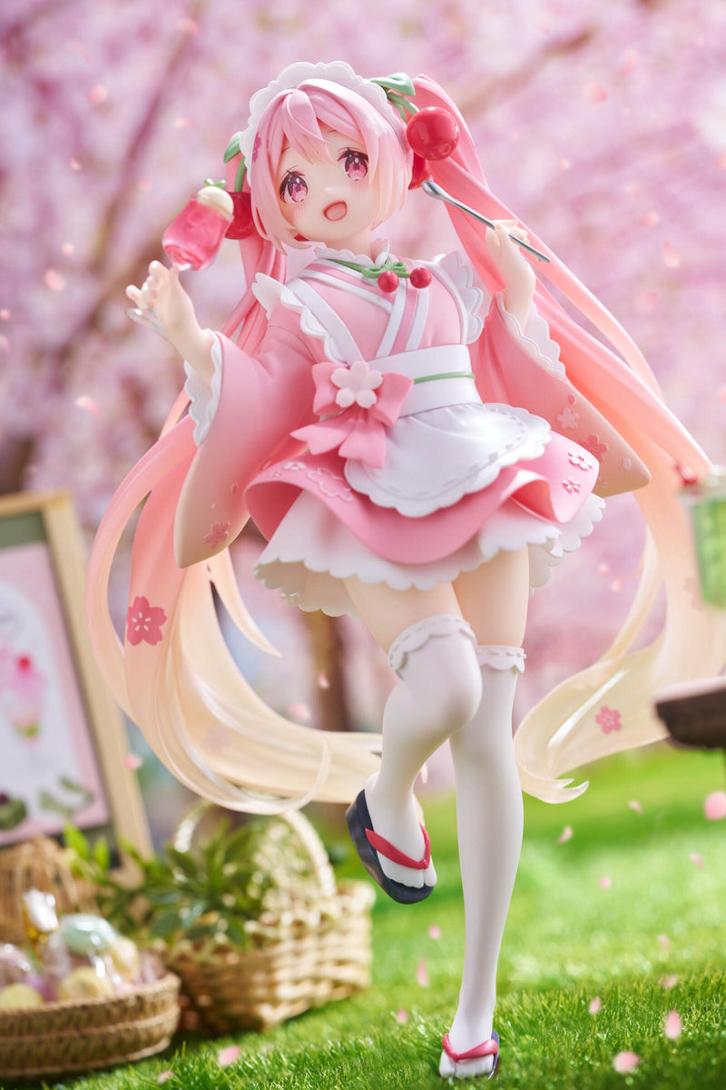 Hatsune Miku - Sakura Miku Newley Written Figure (Japanese Cafe Version)