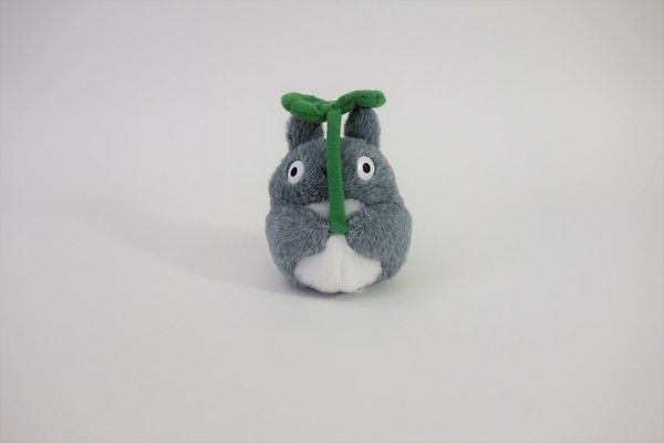 Studio Ghibli Plush: My Neighbor Totoro - Fluffy Totoro Beanbag with Leaf