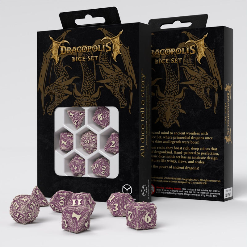 Q Workshop – Dracopolis Dice Set – The Yucatan Featherwing