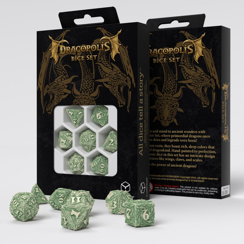 Q Workshop – Dracopolis Dice Set – The Andean Longneck