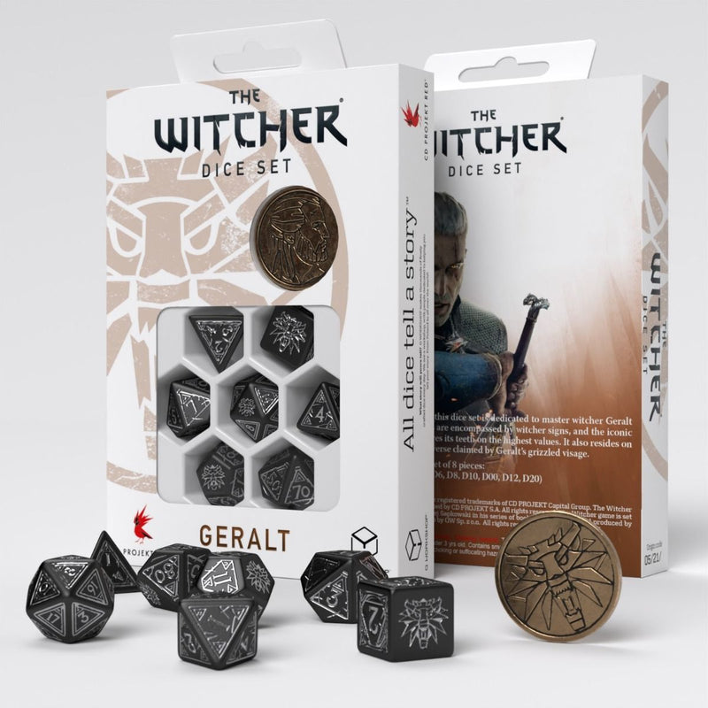 Q Workshop - The Witcher Dice Set: Geralt - The Silver Sword