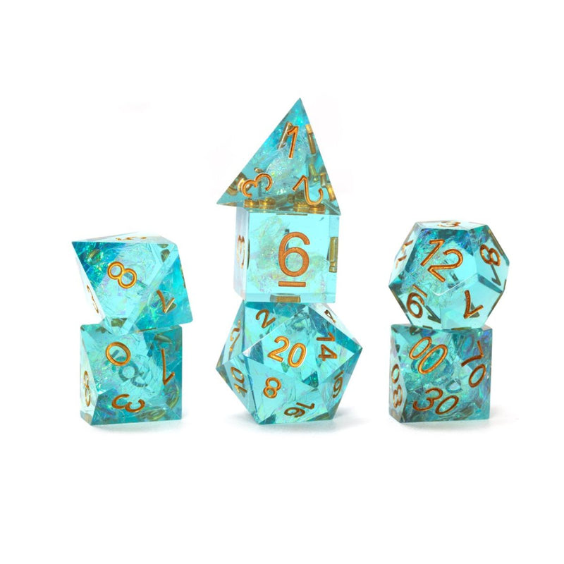 Sirius Dice – Dice Set - Sharp Aqua Fairy