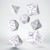 Q Workshop Blue Star Lotus Japanese 7 Dice Set