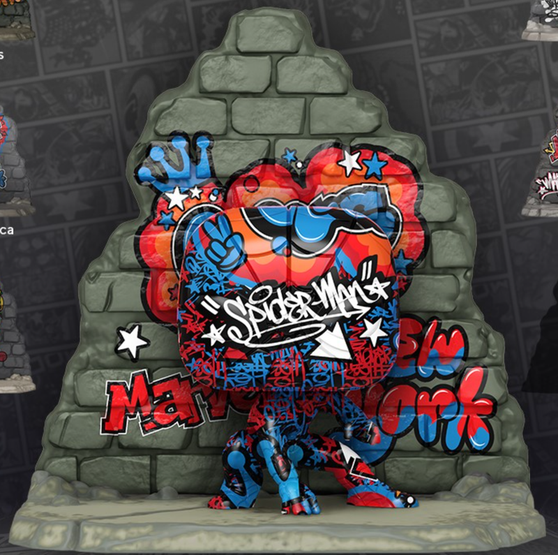 Spider-Man - Graffiti Deco (US Exclusive) Pop! Deluxe Figure