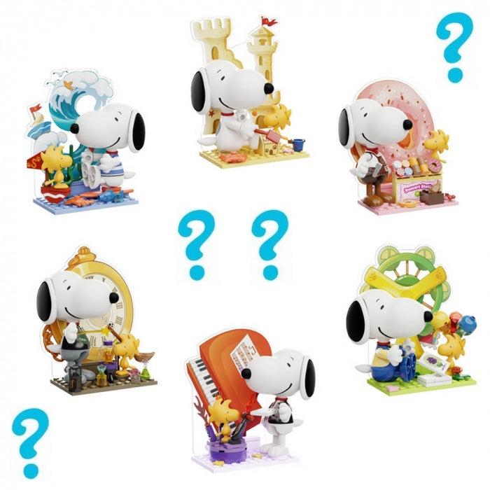 Peanuts: Snoopy Letter World Series Blind Box Brick Kit (Single)