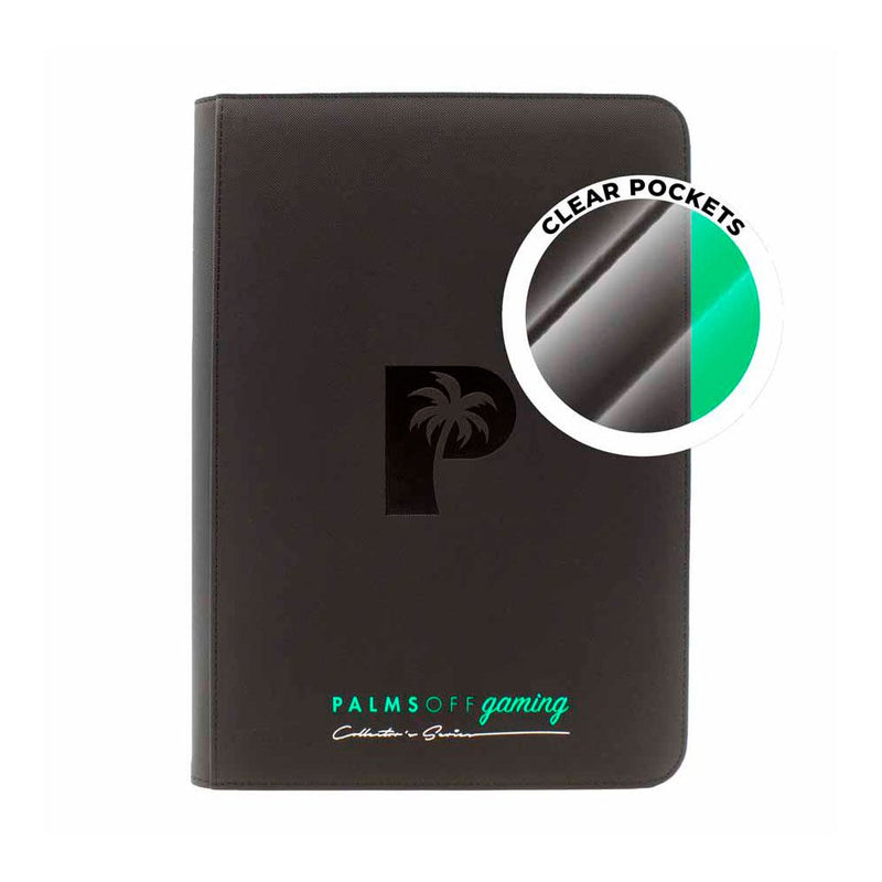 Palms Off Collector’s Series Top Loader Zip Binder – Black