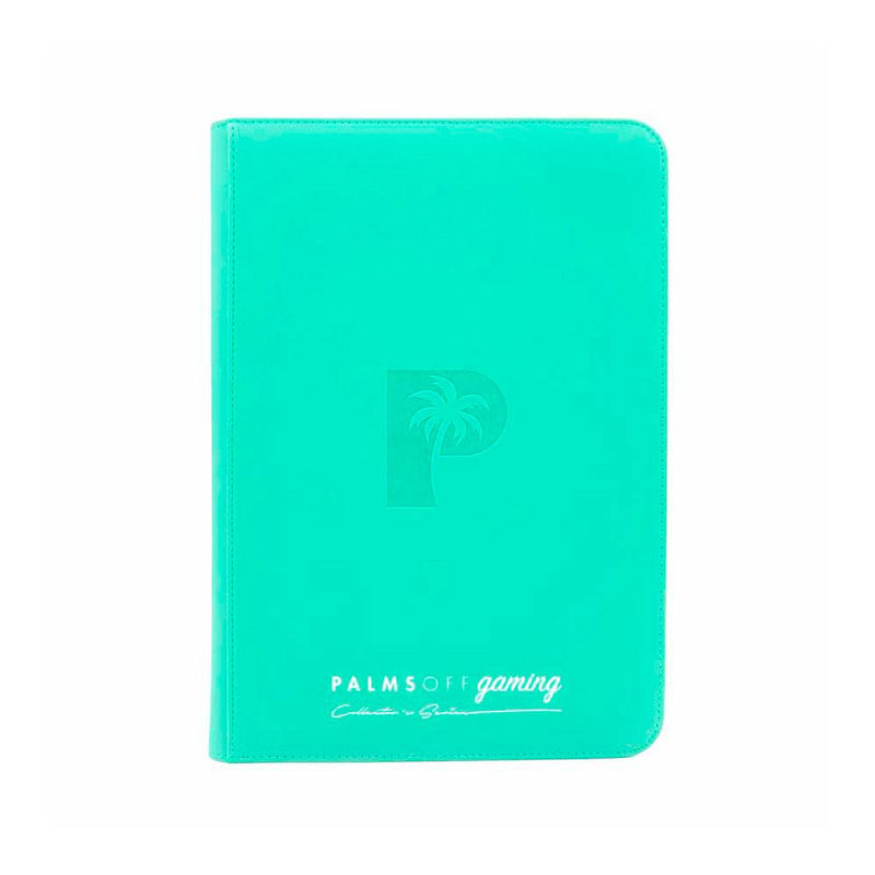Palms Off: Collector’s Series - Top Loader Zip Binder – Turquoise
