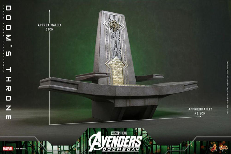 Avengers: Doomsday - Dr Doom's Throne 1/6 Scale Collectable Figure Accessory