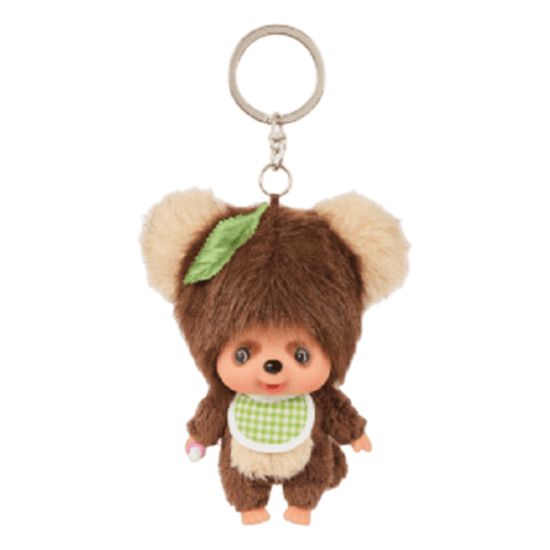 Monchhichi - Bebichhichi Big Head Super Small TanuTanu Plush Keychain