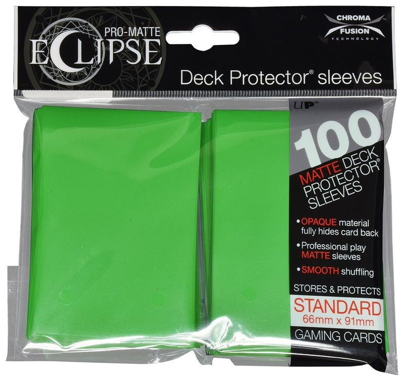DECK PROTECTORS STANDARD-100ct Pro-Matte-ECLIPSE Lime Green