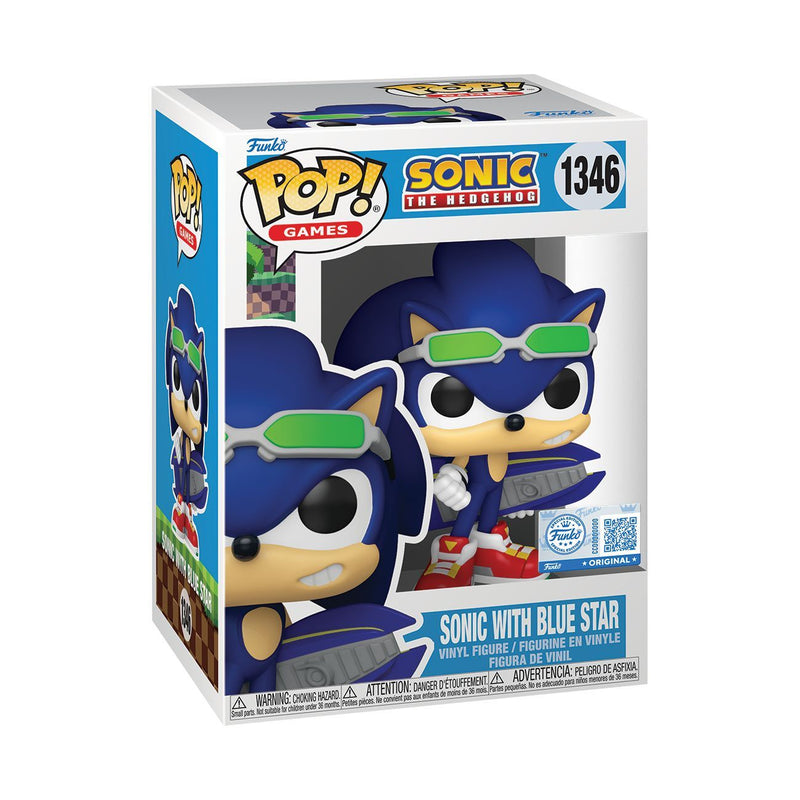 Sonic the Hedgehog - Sonic with Blue Star Exclusive Pop! Vinyl