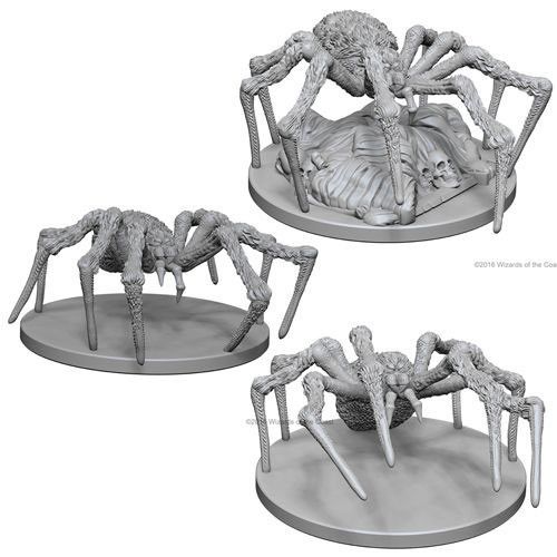 Dungeons & Dragons - Nolzur'sMarvelous Unpainted Minis: Spiders