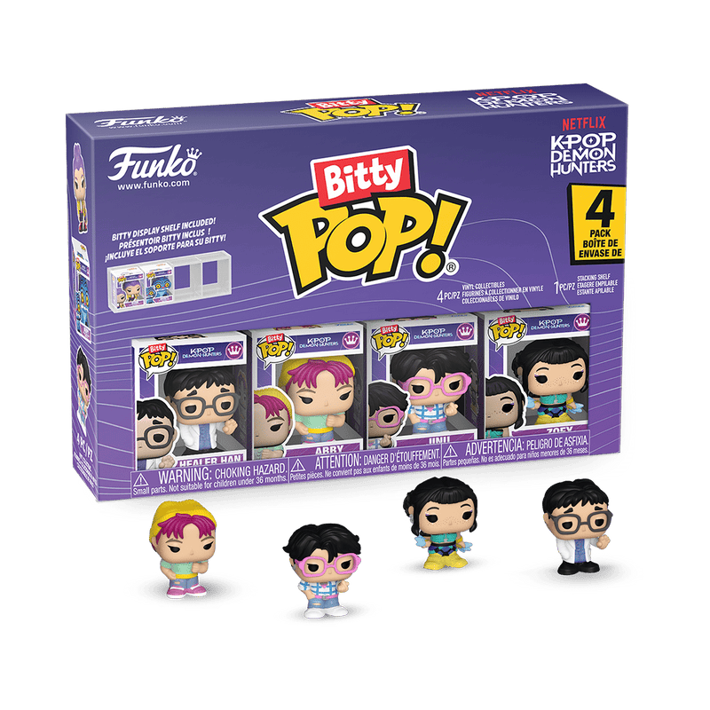 KPop Demon Hunters - Zoey Bitty Pop! 4 Pack
