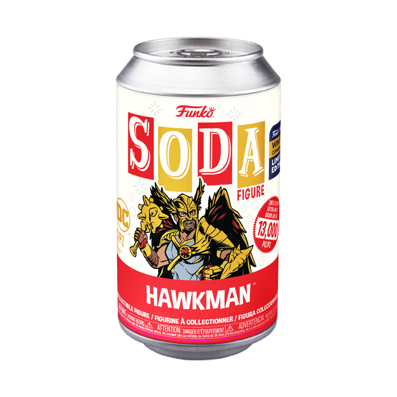 DC - Hawkman Vinyl Soda (BCC 22 Exclusive)