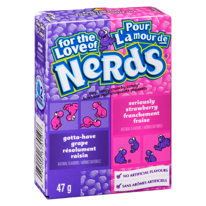 Wonka Nerds - Grape and Strawberry (47g)