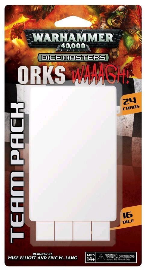 Warhammer 40000 Dice Masters Orks WAAAGH Team Pack