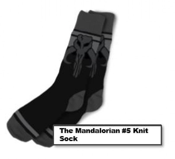 The Mandalorian - The Mandalorian Black Knit Socks