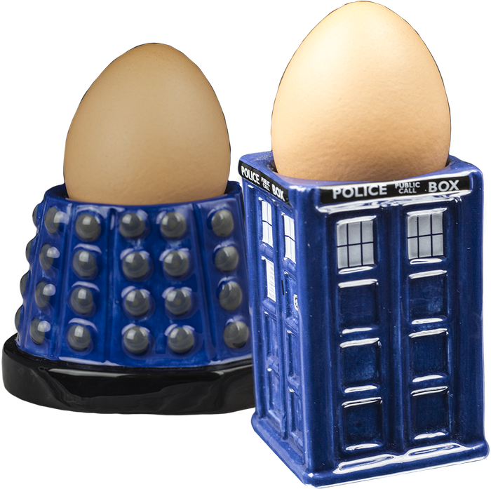 Doctor Who - TARDIS & Dalek Egg Cup Set