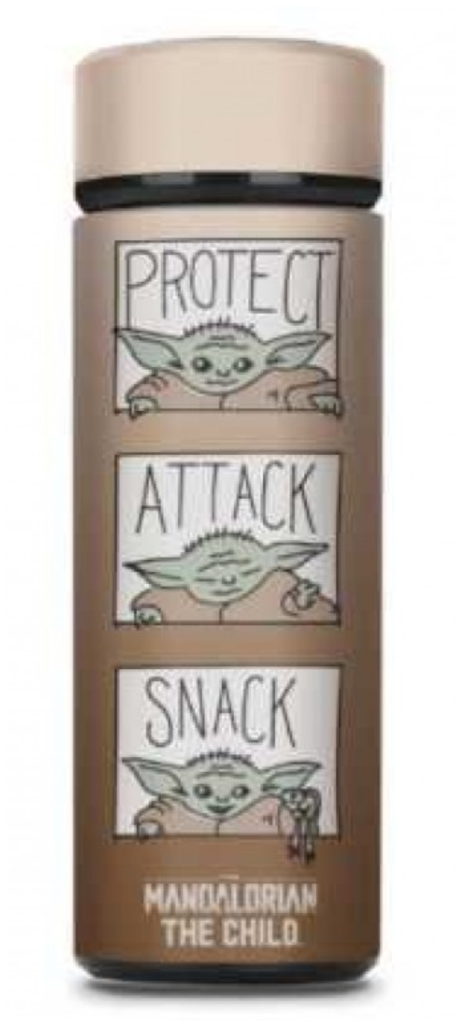 The Mandalorian - Protect Attack Snack Metal Drink Bottle