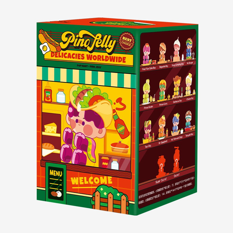 Pop Mart: Pino Jelly - Delicacies Worldwide Series Blind Box (Single)
