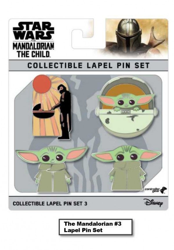 The Mandalorian - #3 Lapel Pin Set