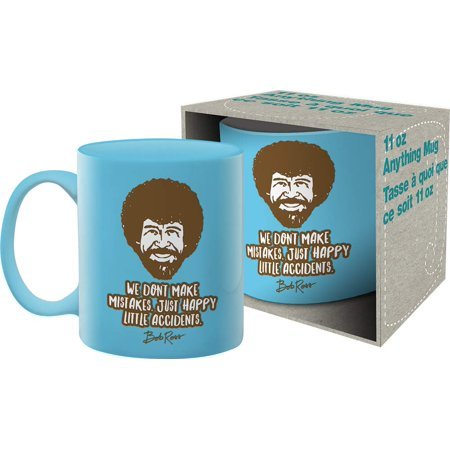 Bob Ross - No Mistakes Just Happy Accidents Coffee Mug