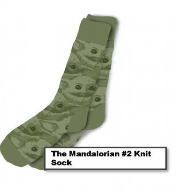 The Mandalorian - The Child Green Knit Socks