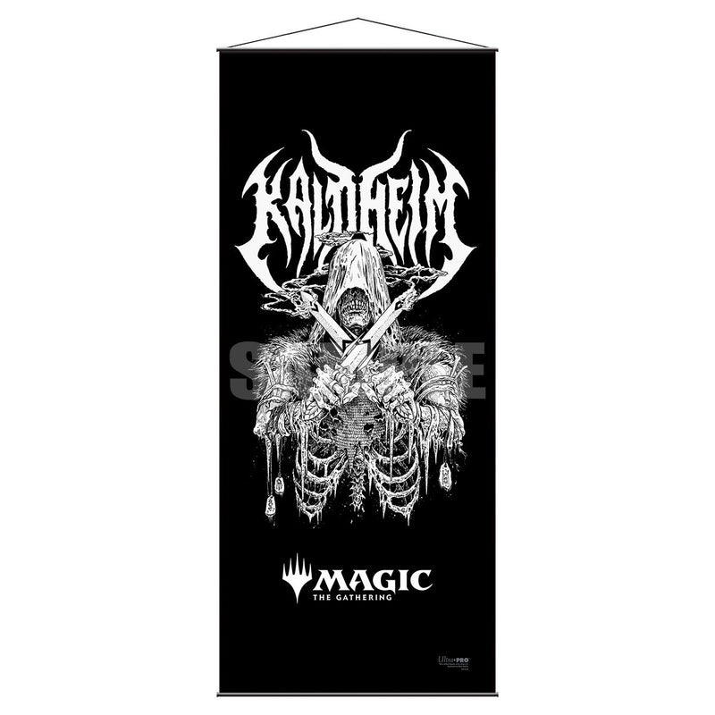 Magic the Gathering Kaldheim Wall Scroll featuring Metal Alternate Art