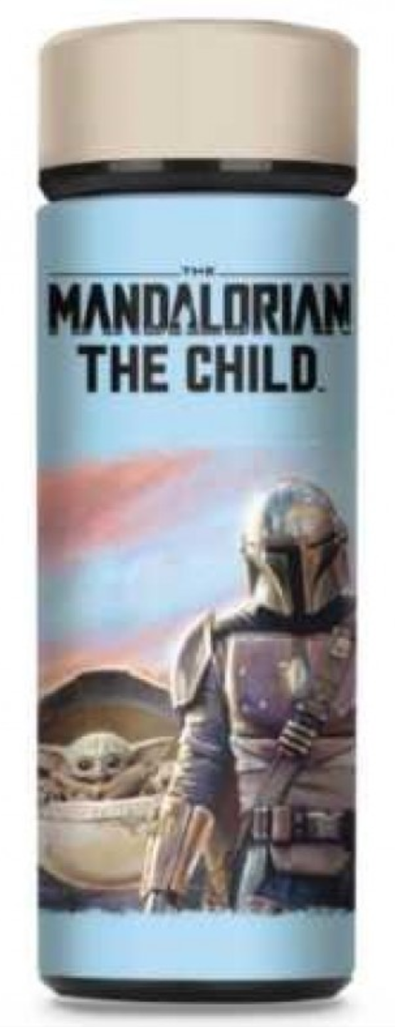 The Mandalorian - Foundling & Bounty Hunter Metal Drink Bottle