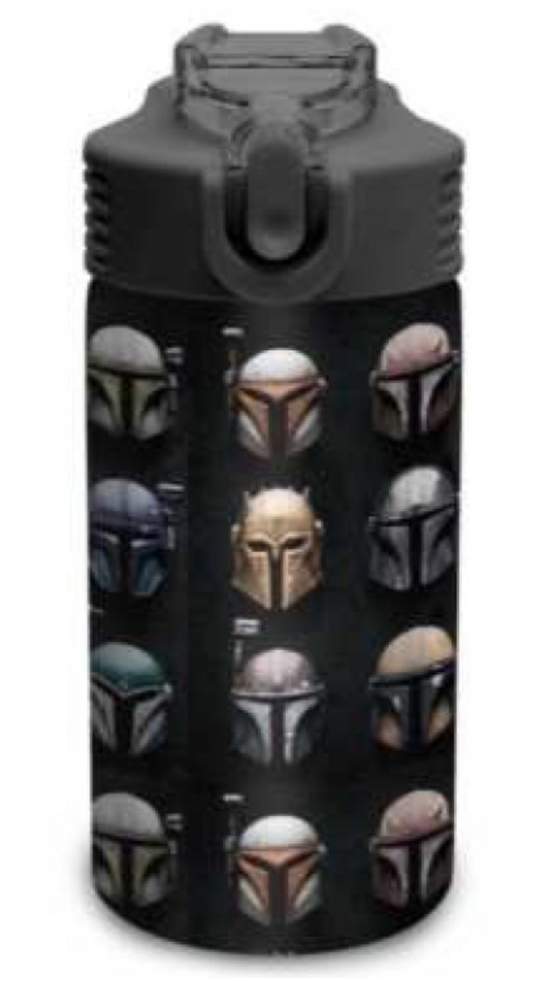 The Mandalorian - Helmet Pattern Drink Bottle