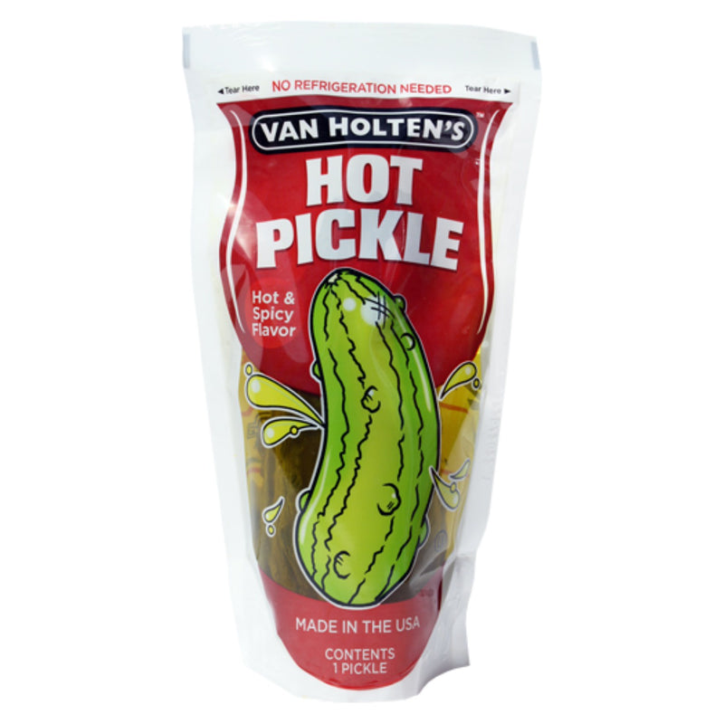 Van Holten's LARGE HOT (& Spicy) Pickle in a Pouch