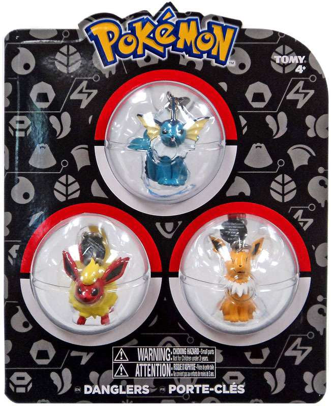 Pokemon - Dangler 3 Figure Eevee Evolutions Pack (Assorted Single)