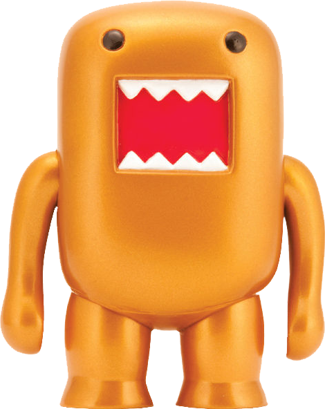 Domo - 4in Metallic Bronze Vinyl Figure