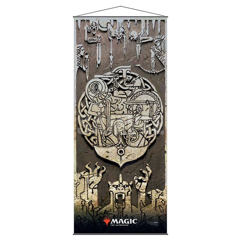 Magic the Gathering Kaldheim Wall Scroll featuring Battle for Bretagard