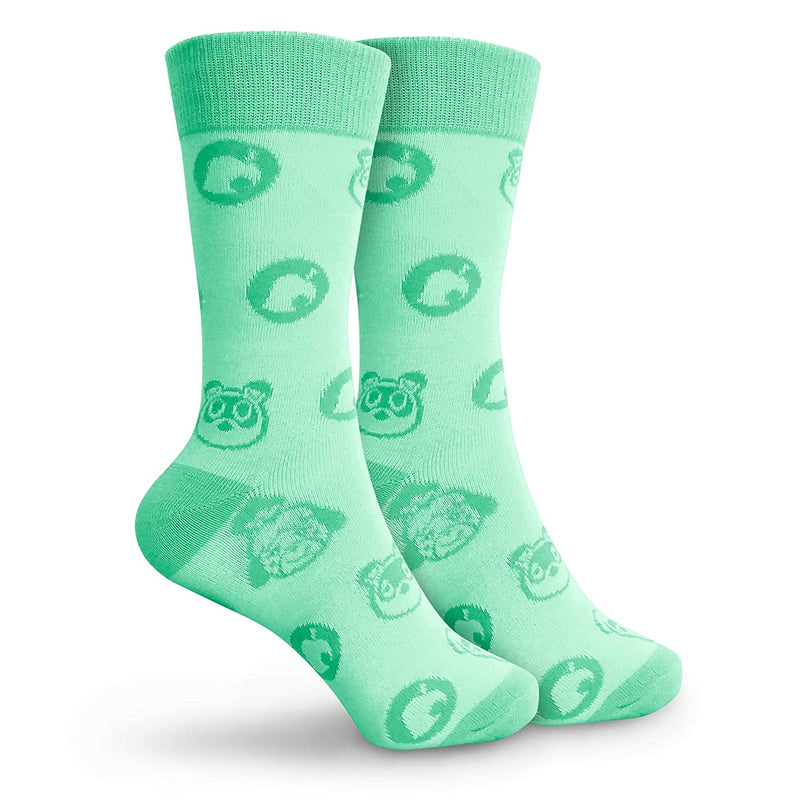 Animal Crossing - Leaf Green Knit Socks